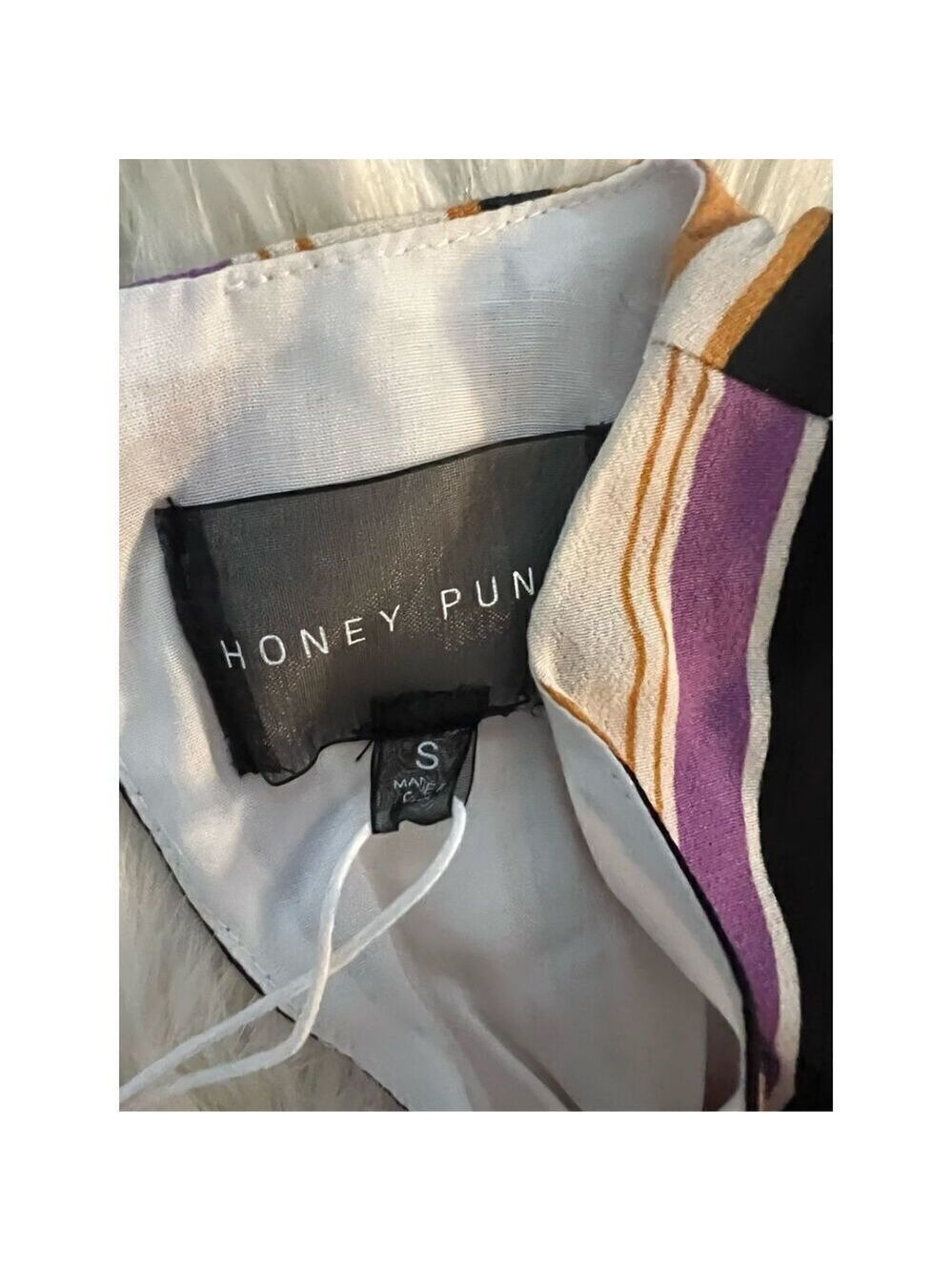 Honey Punch Striped Jumpsuit (sz S) - Picture 6 of 7